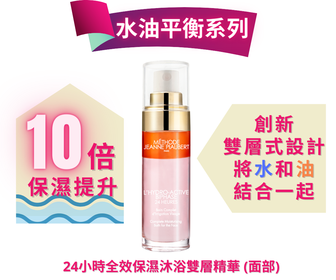 24小時全效保濕沐浴雙層精華 (面部)